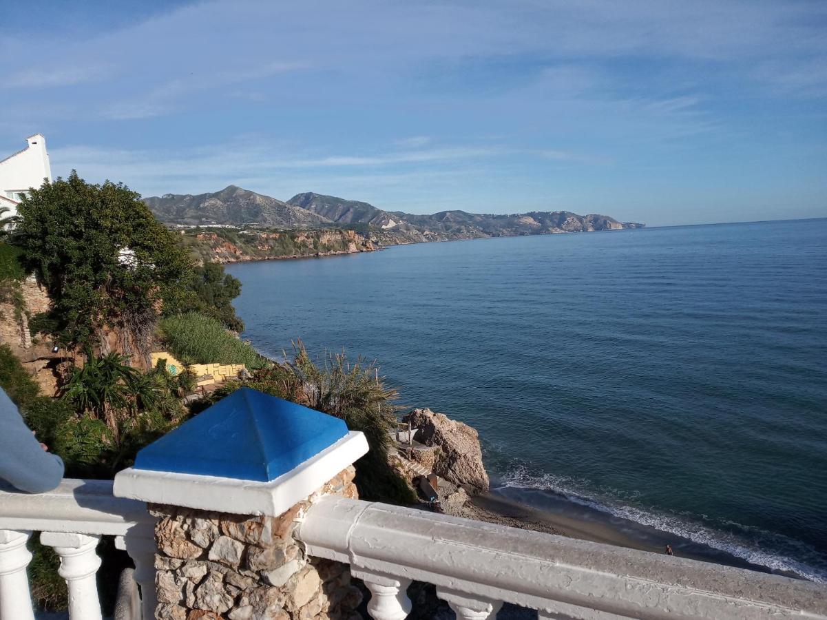 Nerja 1ª Linea De Playa De Burriana , Terraza Grande Al Mar Leilighet Eksteriør bilde