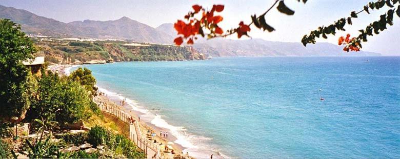 Nerja 1ª Linea De Playa De Burriana , Terraza Grande Al Mar Leilighet Eksteriør bilde