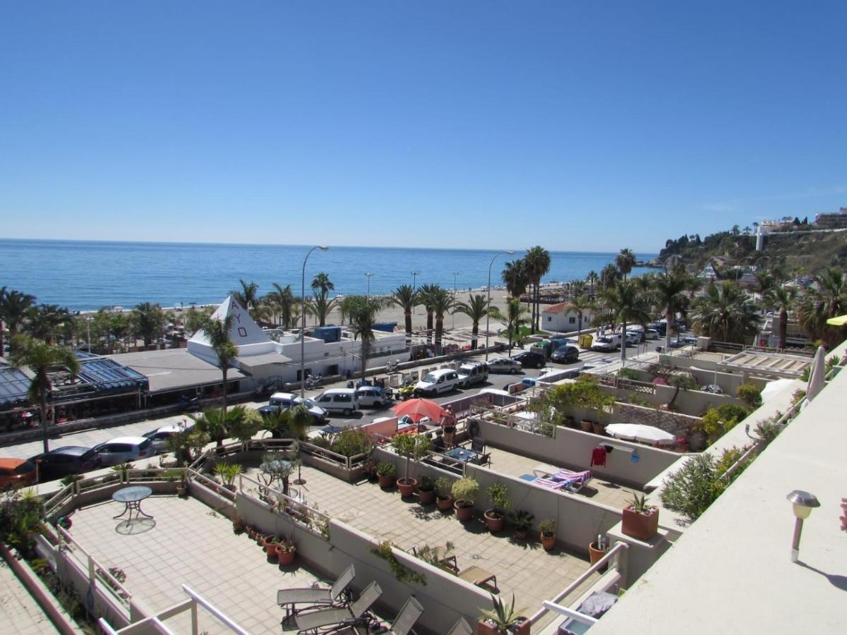 Nerja 1ª Linea De Playa De Burriana , Terraza Grande Al Mar Leilighet Eksteriør bilde